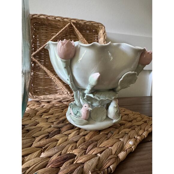 1950's Vintage Chinoiserie Chic Vintage Asian Decor Duck Eclectic Decor - Picture 3 of 10